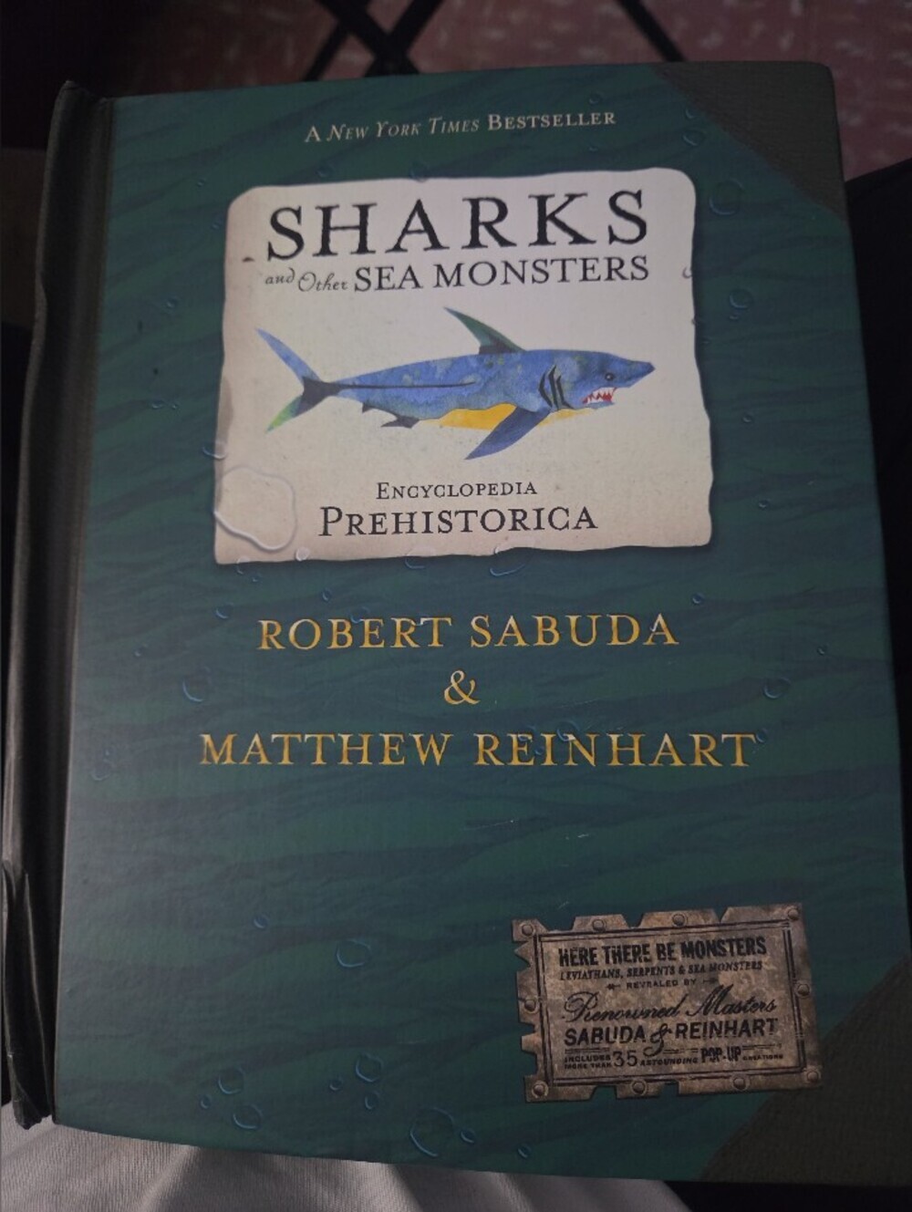 Robert Sabuda Sharks & Other Sea Monsters Pop-Up Book Encyclopedia Prehistorica